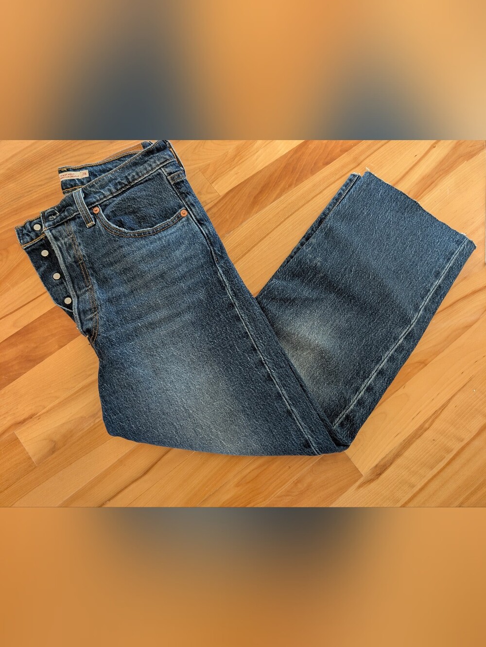 Levi's Ribcage Straight Ankle Jeans Size 28